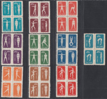 Chine 1952 -Timbres Neufs Emis Sans Gomme. Yvert Nr.:933/942c.Michel Nr.:146/175.REIMPRESSIONS.  (VG) DC-12564 - Neufs