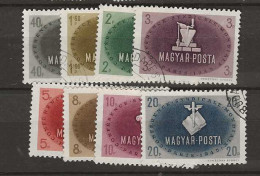 1945 USED Hungary Mi 844-51 - Used Stamps