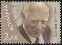 Roumanie 2022 Oblitéré Used Henri Coanda Ingénieur Aéronautique Y&T RO 6802 SU - Used Stamps