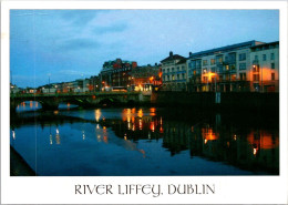 6-4-2024 (1 Z 11) Ireland - Dublin River Liffey (posted To Australia 2009 ? - With Butterfly Stamp) - Dublin