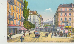 CPA GENEVE (SUISSE) RUE DU MONT-BLANC - ANIMEE - Genève