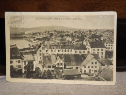 POSTCARD ROMANSHORN HAFEN BAHNHOF QUARTIER AK CPA - Romanshorn