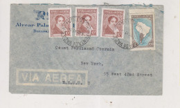 ARGENTINA  PUNTA DE VACAS  1941  Airmail  Cover To UNITED STATES - Cartas & Documentos