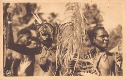 Dutch New Guinea - War Dancers - Publ. Koninklijke Paketvaart Maatschappij  - Papua Nueva Guinea
