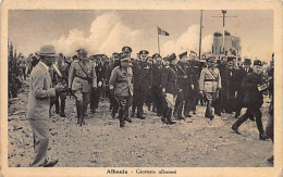 ALBANIA - Tirana - The Albanian Days - Italian Officials. - Albanie
