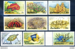 Definitiva. Fauna Marina 1986. - Barbados (1966-...)