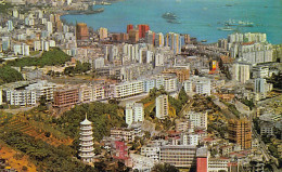 China - HONG KONG - Bird's Eye View From Jardin Hill - Publ. Paul Photographic Co. 258 - Cina (Hong Kong)