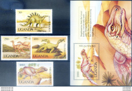 Fauna. Dinosauri 1992. - Ouganda (1962-...)