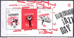 2016 San Marino, Foglietto Festival Internazionale Del Jazz BF 136 MNH** - Blocchi & Foglietti