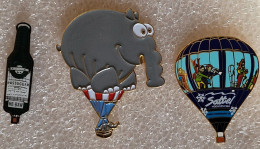 PINS PIN MONTGOLFIERE BALOON LUFTBALON COLLECTION 3 PINS - Levensmiddelen