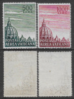 Vaticano Vatican 1958 Aerea Cupola Sa N.A33-A34 Completa Nuova MNH/MH **/* - Poste Aérienne