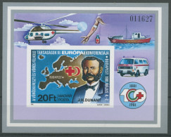 Ungarn 1981 Rotes Kreuz H.Dunat Block 149 B Postfrisch Geschnitten (C92577) - Unused Stamps