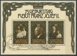 Liechtenstein 1981 75. G. Von Fürst Franz Josef II. Block 11 Gestempelt (C13666) - Gebraucht