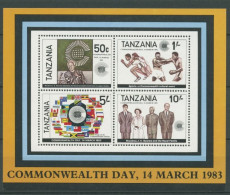 Tansania 1983 Commonwealth-Tag Präsident Boxer Block 32 Postfrisch (C27390) - Tanzanie (1964-...)