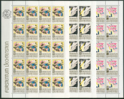 Liechtenstein 1994 Weihnachten Bogensatz 1096/98 Postfrisch (C16230) - Blocs & Feuillets