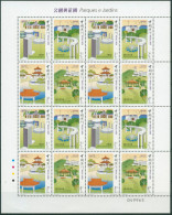 Macau 2000 Parks Und Gärten 1171/76 K Postfrisch (C6928) - Blocks & Kleinbögen