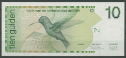 Niederländische Antillen 10 Gulden 1986, KM 23 A Kassenfrisch (K444) - Antille Olandesi (...-1986)