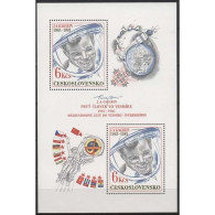 Tschechoslowakei 1981 Weltraumflug Jurij Gagarin Block 43 Postfrisch (C91814) - Blocs-feuillets