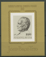 Jugoslawien 1972 Geburtstag Josip Broz Tito Block 17 Postfrisch (C93480) - Hojas Y Bloques