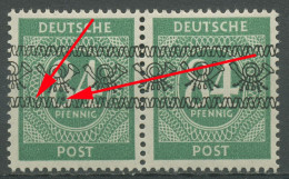 Bizone 1948 Bandaufdruck Aufdruckfehler 68 Ia AF PI Und Punkt ! Paar Postfrisch - Nuevos