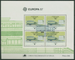 Portugal - Madeira 1987 Europa CEPT Architektur Block 8 Gestempelt (C90983) - Madère