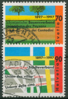 Schweiz 1997 Ereignisse Bauernverband Städteverband 1616/17 Gestempelt - Oblitérés