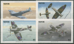 Nevis 1986 Luftfahrt Spitfire-Flugzeuge 360/63 Postfrisch - St.Kitts Und Nevis ( 1983-...)