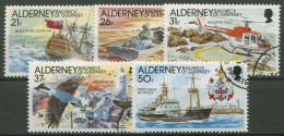 Alderney 1991 Schifffahrt Leuchtfeuer 49/53 Gestempelt - Alderney