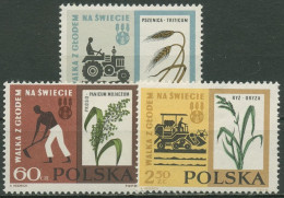 Polen 1963 Kampf Gegen Hunger Landwirtschaft 1371/73 Postfrisch - Ongebruikt