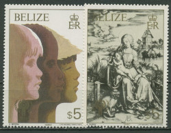 Belize 1980 Jahr Des Kindes Gemälde A.Dürer 483/84 Blockmarken Postfrisch - Belize (1973-...)