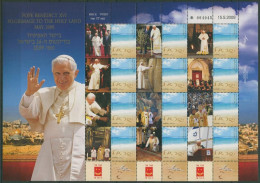 Israel 2009 Papstreise Geschenkset Mit 2 Kleinbögen 1943 K Postfrisch (SG18474) - Hojas Y Bloques