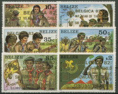 Belize 1982 BELGICA '72: Jahr Des Kindes Rowland Hill Picasso 661/66 Postfrisch - Belice (1973-...)