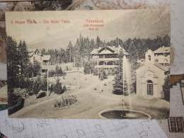 POSTCARD A MAGAS TATRA DIE HOHE TATRA TATRAFURED AK CPA - Slowakei