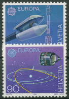 Schweiz 1991 Europa CEPT Weltraumfahrt Rakete Sonde 1444/45 Postfrisch - Nuevos