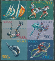 Polen 1990 Sport Segeln Eiskunstlauf Leichtathletik 3258/63 Postfrisch - Ongebruikt