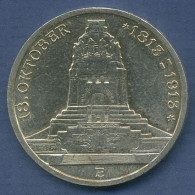 Sachsen 3 Mark 1913 E, 100 J. Völkerschlacht Bei Leipzig, J 140 Vz/st (m6233) - 2, 3 & 5 Mark Plata