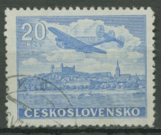 Tschechoslowakei 1946 Flugpostmarke 498 Gestempelt - Usati