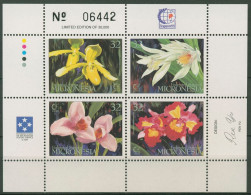 Mikronesien 1995 SINGAPORE '95: Orchideen 431/34 K Postfrisch (C72870) - Micronesia