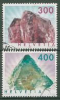 Schweiz 2003 Mineralien Rutilquarz Fluorit 1844/45 Gestempelt - Gebraucht