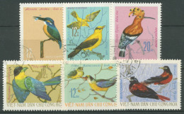 Vietnam 1966 Vögel Wiedehopf, Eisvogel, Blutpirol 456/61 A Gestempelt - Vietnam