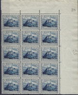 Luxembourg - Luxemburg - Timbres - 1925  Bloc - Feuillet   Château Vianden    Bloc   15 X 1 Fr.    MNH** - Blocchi & Foglietti