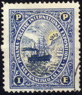 USA - 1915 "PANAMA PACIFIC INTERNATIONAL EXPOSITION" San Francisco Poster Stamp - Used (thin Spot) - Used Stamps