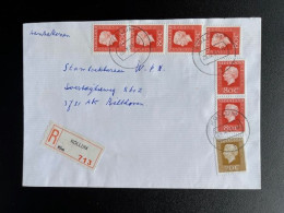 NETHERLANDS 1981 REGISTERED LETTER KOLLUM TO BILTHOVEN 28-04-1981 NEDERLAND AANGETEKEND - Storia Postale