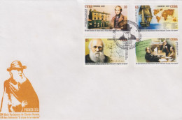 Charles Darwin,  2009 Scientist, Evolution, FDC - Fósiles