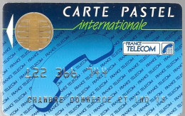 1-CARTE²° PUCE-BULL B-FRANCE TELECOM-PASTEL-INTERNATIONALE- V° / En Bas France Telecom-Av Segur-75700-PARIS--TBE -  Schede Di Tipo Pastel   