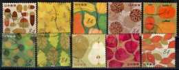 Japan, 2020,     ,Mi. 10437-46 - Used Stamps