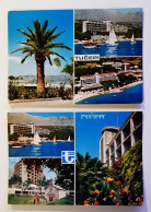 Ex-Yugoslavia-Lot 2Pcs-Vintage Postcard-Town In Croatia-Hrvatska-TUČEPI-used With Stamp 1975 - Joegoslavië