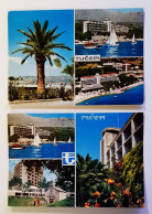 Ex-Yugoslavia-Lot 2Pcs-Vintage Postcard-Town In Croatia-Hrvatska-TUČEPI-used With Stamp 1975 - Yugoslavia