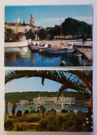 Ex-Yugoslavia-Lot 2Pcs-Vintage Postcard-VELIKA LUKA-Town In Croatia-Hrvatska-used With Stamp 1976 - Jugoslawien