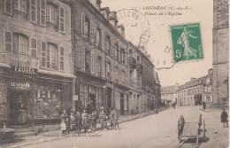 22 - LOUDEAC - PLACE DE L'EGLISE - Loudéac